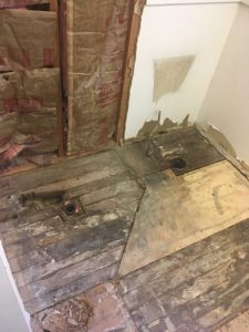 Demolished Bathroom
